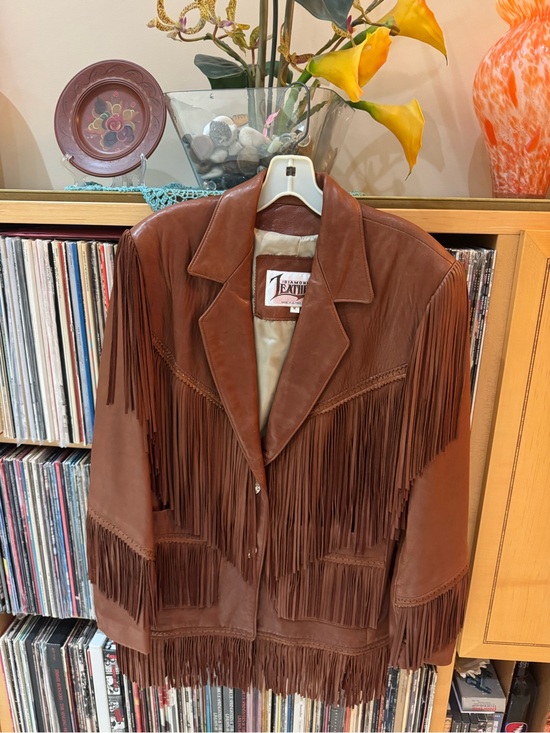 DIAMOND LEATHERS Jackets & Blazers - PRICE DROP:VTG,DIAMOND LEATHERS MADE in USA, lined, COGNAC LAMBSKIN LEATHER JT,M